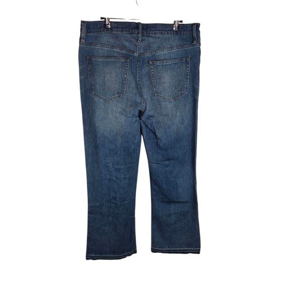 J. Crew Billie Demi Boot Cut Crop Exposed Button Fly Jeans - Picture 3 of 10